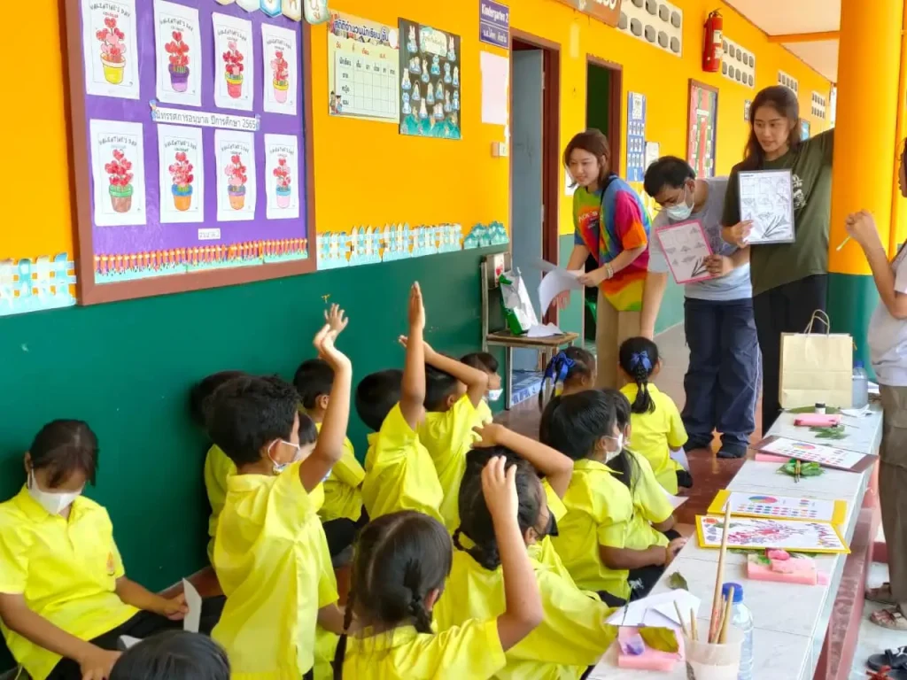 สโมสรนักศึกษา นิด้า นำทีมตัวแทนลงพื้นที่จัดกิจกรรมเพื่อสังคม