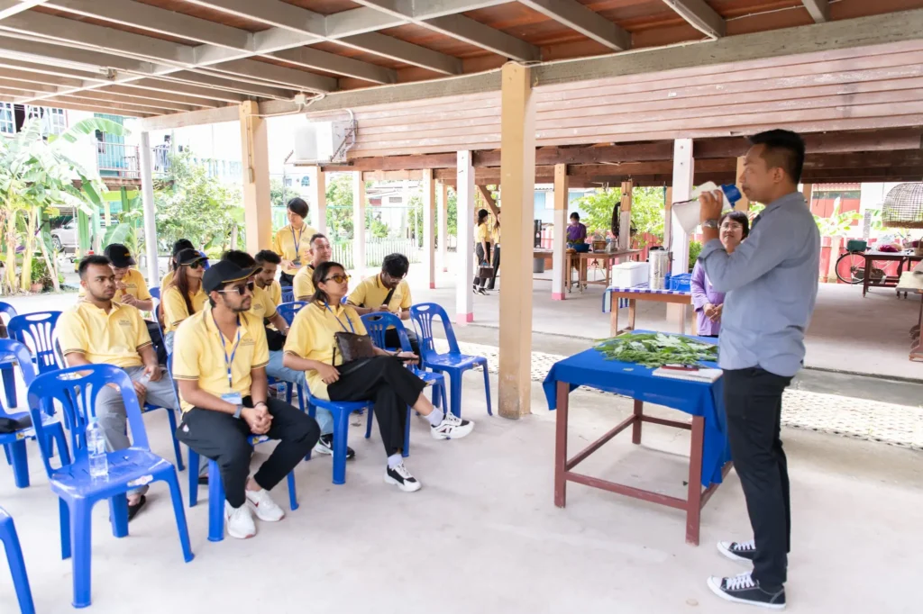 NIDA 9th International Summer Camp 2023: การศึกษาดูงานโรงพยาบาลบ้านแพ้ว และชุมชนเกาะเกิด