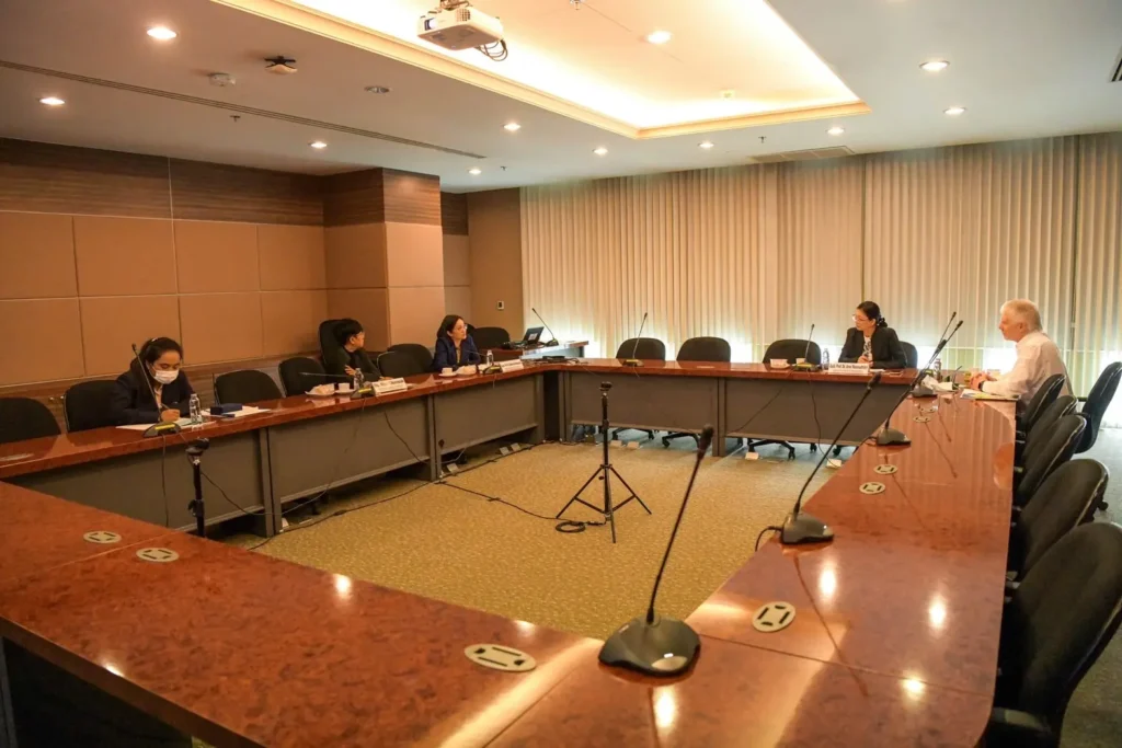 Official-Visit-by-the-Delegate-from-Victoria-University-of-Wellington01 ผู้แทนจาก Victoria University of Wellington (VUW) ประเทศนิวซีแลนด์ เยือนสถาบัน