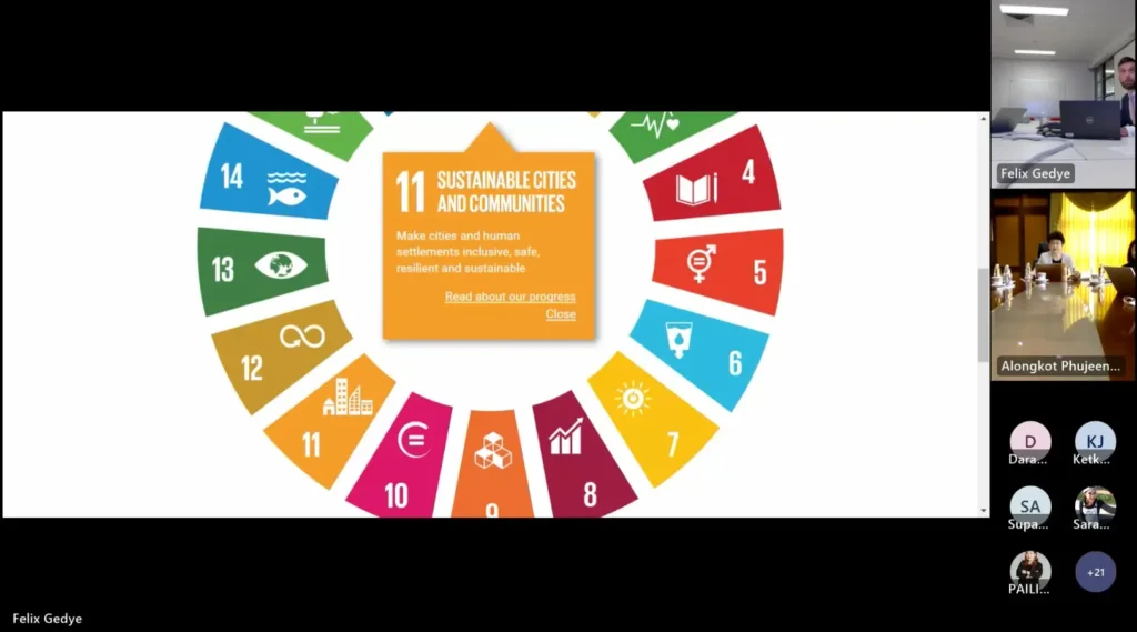 SDG Knowledge Sharing Dialogue with Monah university03 SDG Knowledge Sharing Dialogue with Monash University, Australia