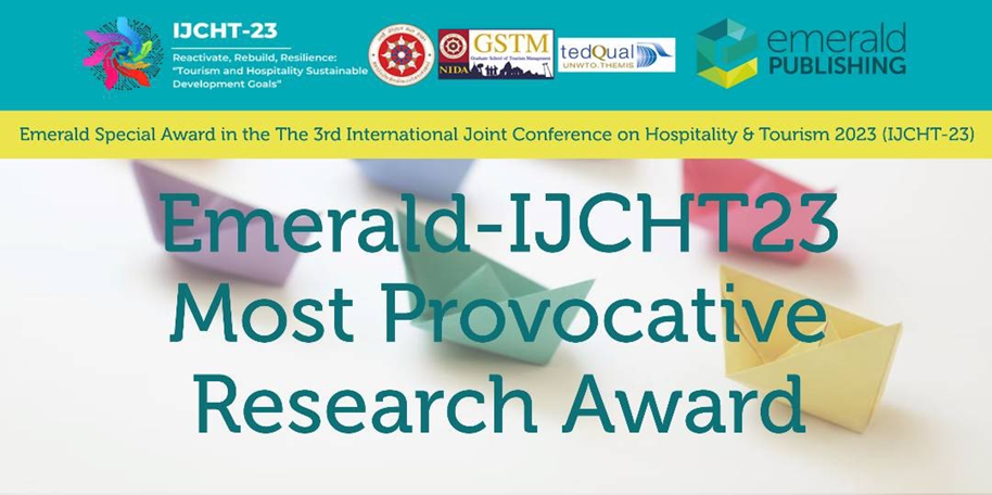 image NIDA จัดงานประชุมใหญ่ระดับนานาชาติสองงานประจำปี 2566 : 2nd National and International Conference of NIDA (NIC-NIDA) และ 3rd International Joint Conference on Hospitality and Tourism (IJCHT)