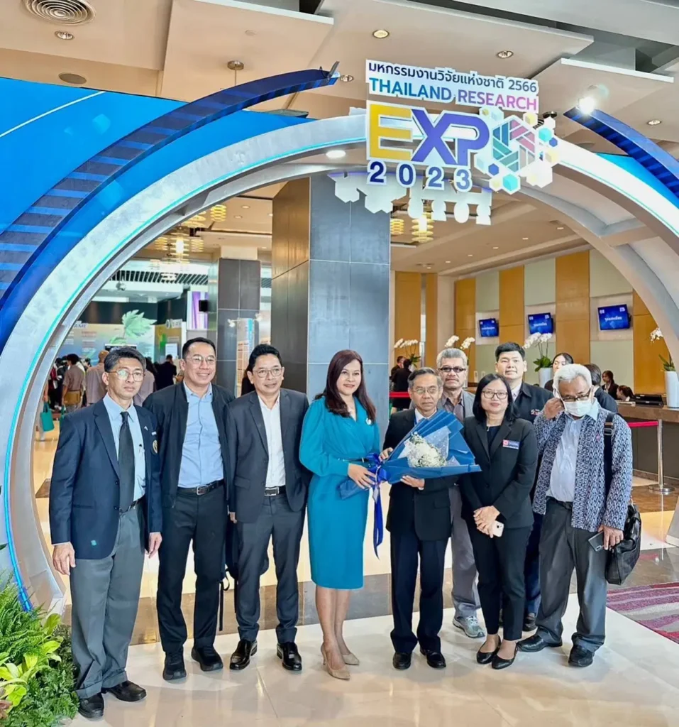 งานเปิดตัวนักวิจัยศักยภาพสูงและแถลงงานวิจัยประจำปี 2565-2566 โดย สำนักงานการวิจัยแห่งชาติ