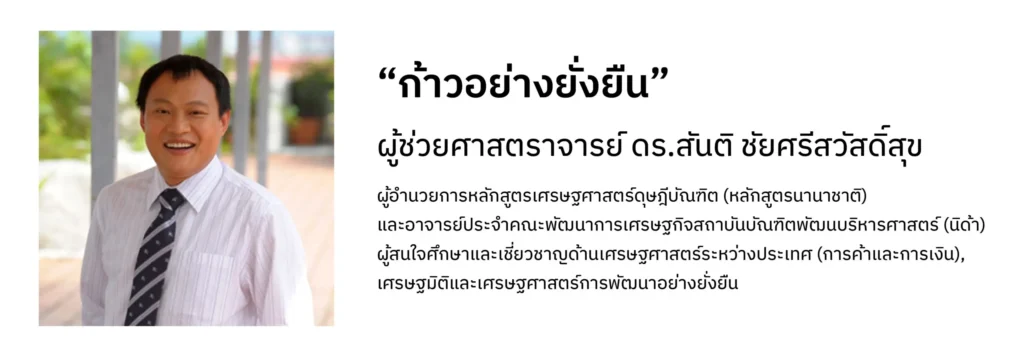 ผศ.ดร.สันติ-ชัยศรีสวัสดิ์สุข-การเปลี่ยนแปลงสภาพภูมิอากาศ การเปลี่ยนแปลงสภาพภูมิอากาศ ความท้าทายบทต่อไปของความยั่งยืน
