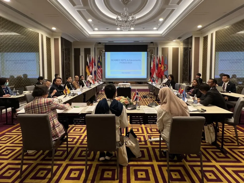 NIDA ร่วมประชุม The 5th SEAMEO SEPS Governing Board Meeting