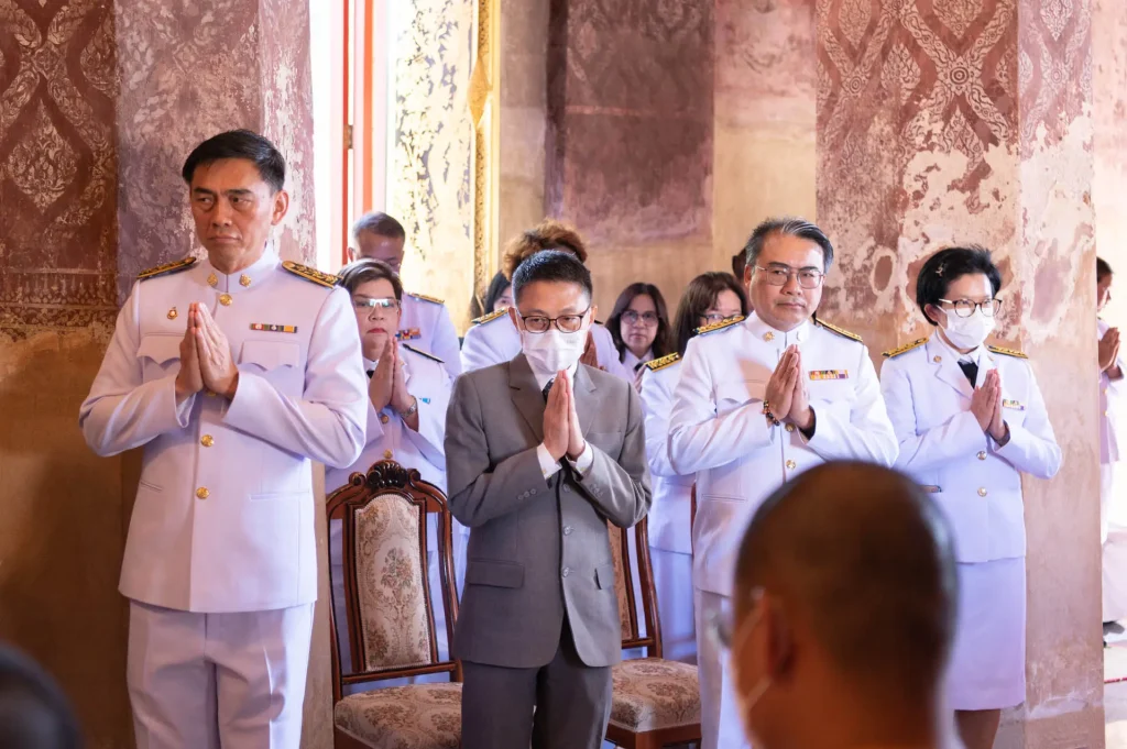 พิธีถวายผ้าพระกฐินพระราชทาน สถาบันบัณฑิตพัฒนบริหารศาสตร์ ประจำปี 2566 ณ วัดศาลาปูนวรวิหาร จ.พระนครศรีอยุธยา