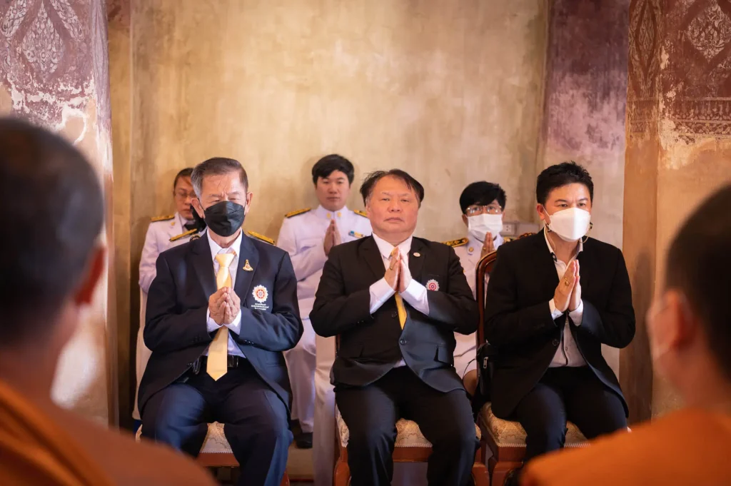 พิธีถวายผ้าพระกฐินพระราชทาน สถาบันบัณฑิตพัฒนบริหารศาสตร์ ประจำปี 2566 ณ วัดศาลาปูนวรวิหาร จ.พระนครศรีอยุธยา