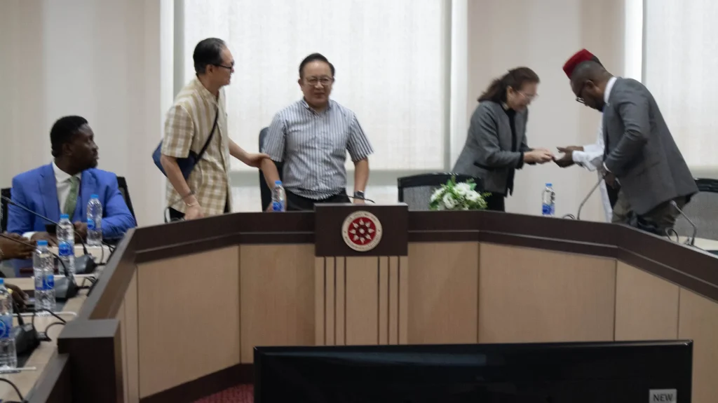 ผู้แทนจาก Rome Business School Nigeria (RBSN) สหพันธ์สาธารณรัฐไนจีเรีย เยือนสถาบัน