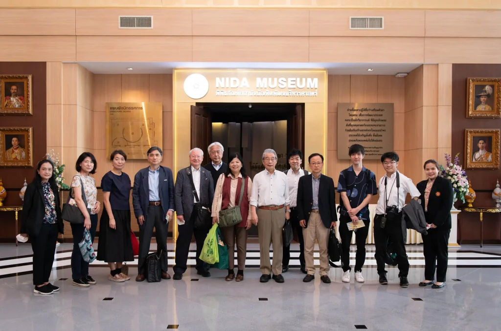 JABES-เยือนสถาบัน09 Professor Emeritus of Hakuoh University & Former President of the Japan Society for Business Ethics (JABES) เยือนสถาบัน