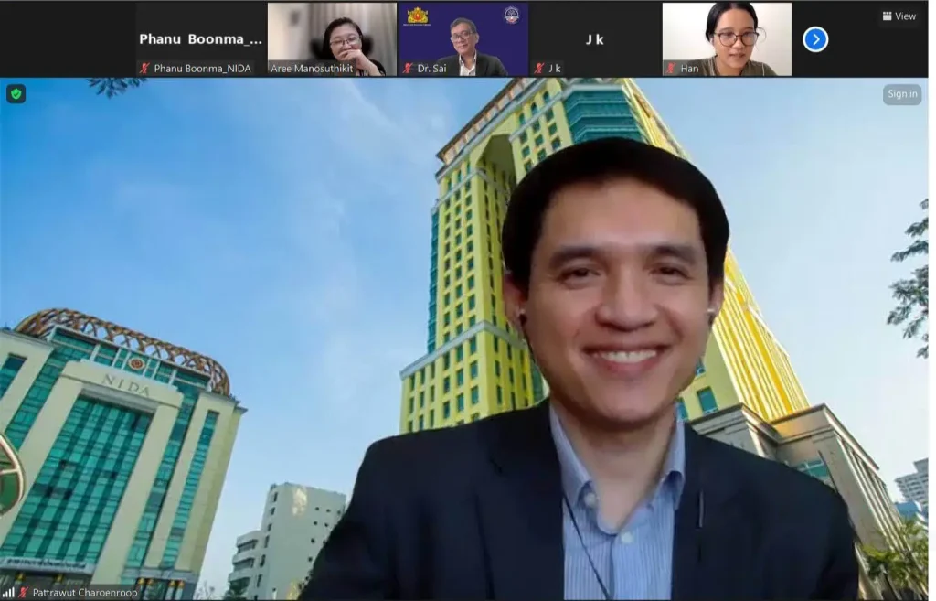 ‘นิด้า’ ประชุมหารือความร่วมมือทางวิชาการกับกระทรวงศึกษาธิการ สาธารณรัฐแห่งสหภาพเมียนมา ผ่านระบบ ZOOM