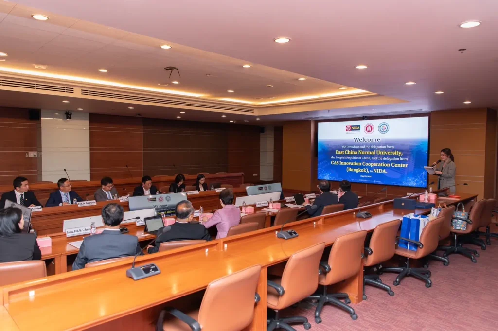 East China Normal University (ECNU), สาธารณรัฐประชาชนจีน และ CAS Innovation Cooperation Center (Bangkok) เยือนสถาบัน
