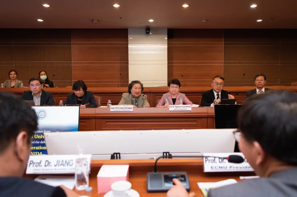 East China Normal University (ECNU), สาธารณรัฐประชาชนจีน และ CAS Innovation Cooperation Center (Bangkok) เยือนสถาบัน