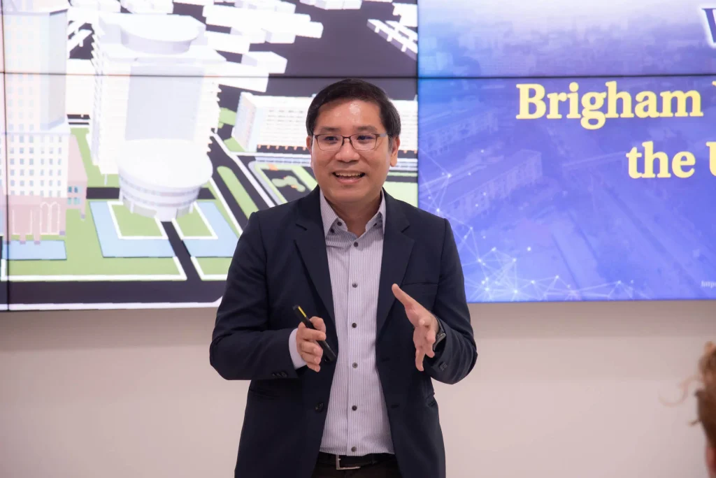 B2 ‘นิด้า’ ต้อนรับคณะศึกษาดูงานจาก Brigham Young University ประเทศสหรัฐอเมริกา