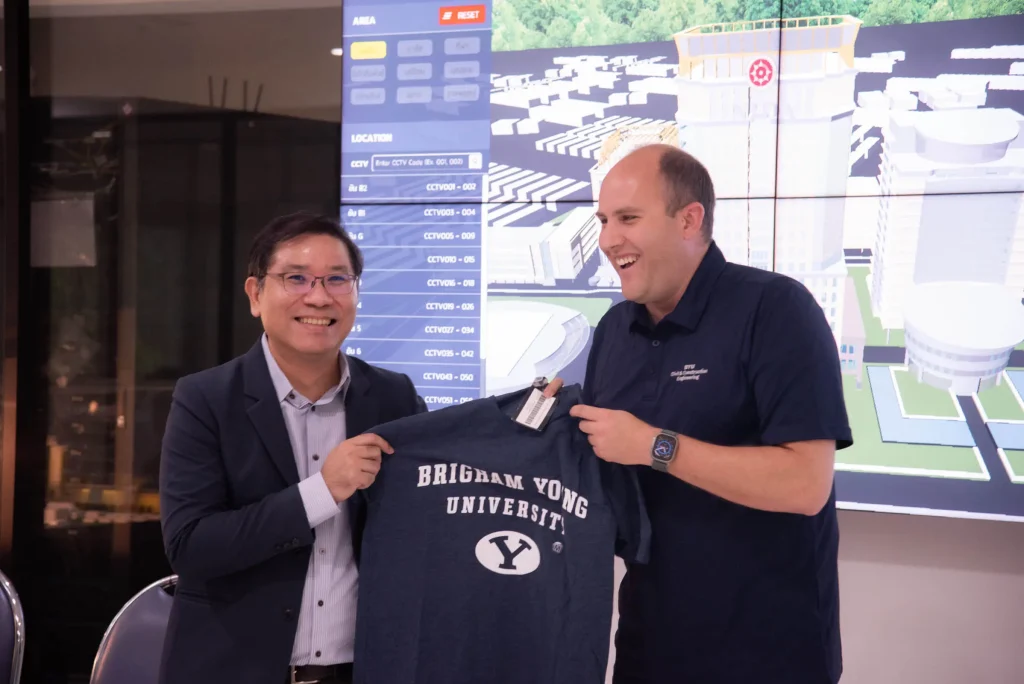 B7 ‘นิด้า’ ต้อนรับคณะศึกษาดูงานจาก Brigham Young University ประเทศสหรัฐอเมริกา