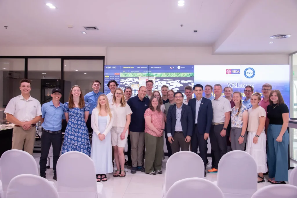 B9 ‘นิด้า’ ต้อนรับคณะศึกษาดูงานจาก Brigham Young University ประเทศสหรัฐอเมริกา