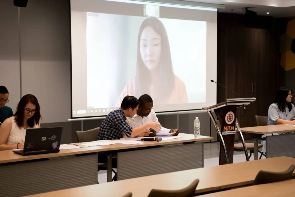 preparation-1st-Debate08 นิด้าเตรียมความพร้อมจัดการแข่งขันโต้วาทีระดับนานาชาติ (ไทย-จีน) ครั้งที่ 1 เพื่อร่วมฉลองการก่อตั้งนิด้าครบรอบ 58 ปี