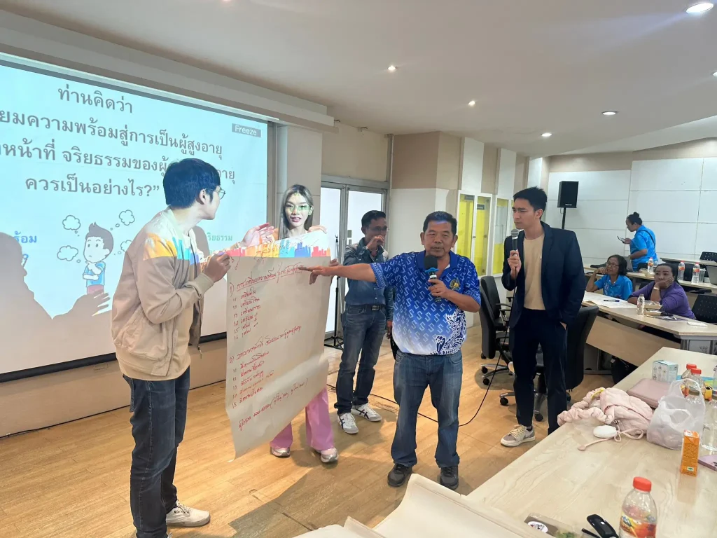 โครงการ “พัฒนาศักยภาพของชุมชนตำบลลาดบัวขาวเพื่อความยั่งยืน”