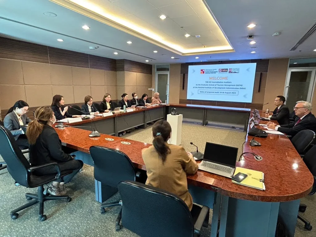 gstm-THE-ICE06 คณะการจัดการการท่องเที่ยว รับการตรวจประเมิน The International Centre of Excellence in Tourism and Hospitality Education (THE-ICE)
