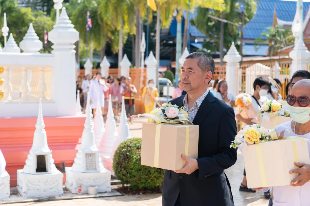 พิธีถวายผ้าพระกฐินพระราชทาน ประจำปี 2567 ณ วัดลุ่ม (พระอารามหลวง) จ.ระยอง