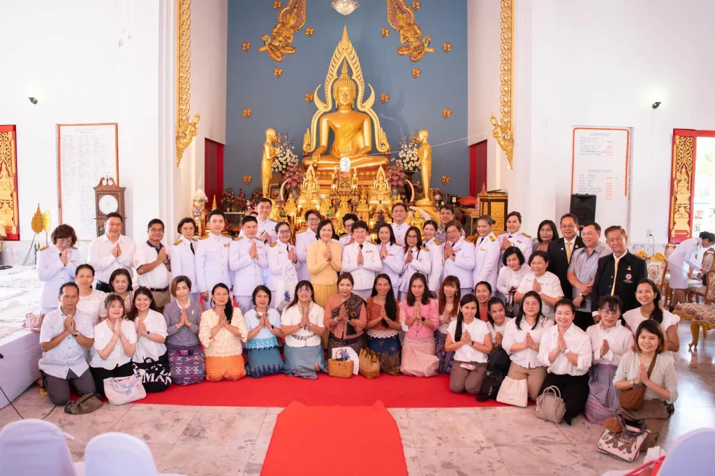 พิธีถวายผ้าพระกฐินพระราชทาน ประจำปี 2567 ณ วัดลุ่ม (พระอารามหลวง) จ.ระยอง