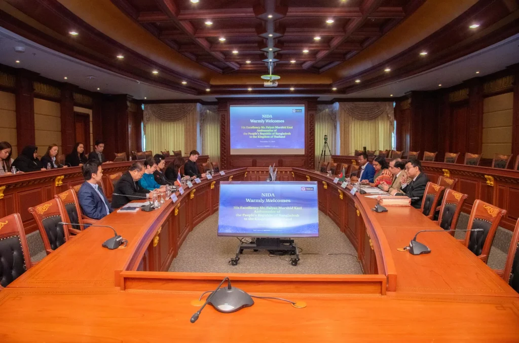 Embassy of Bangladesh06 เอกอัครราชทูตสาธารณรัฐประชาชนบังกลาเทศประจำประเทศไทยเยือนสถาบัน