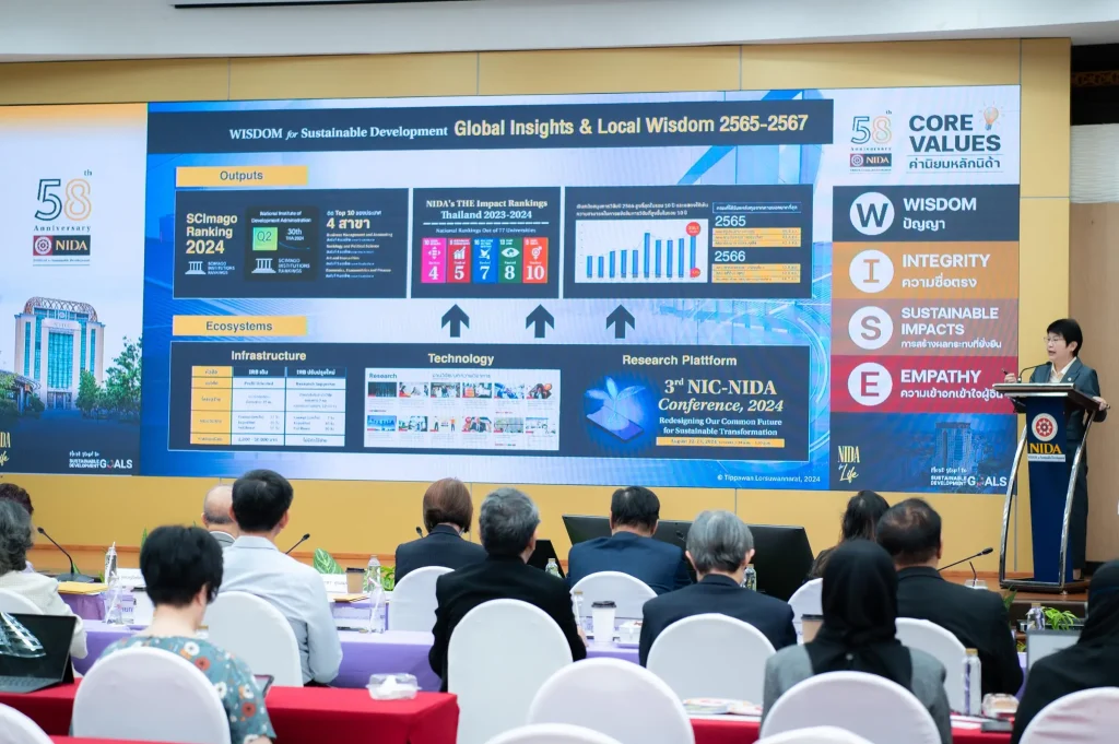 การแสดงวิสัยทัศน์ของผู้มีสิทธิเข้ารับการสรรหาเป็น “อธิการบดีสถาบันบัณฑิตพัฒนบริหารศาสตร์”