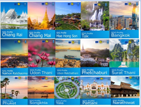 image “NIDA” in collaboration with the Ministry of Interior, the United Nations Development Programme, and the Thailand Development Research Institute, launched the SDG Profiles Project.