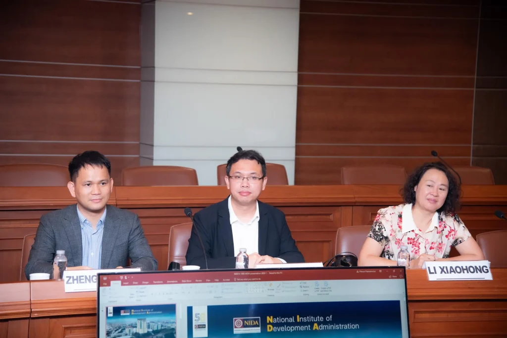 GCWE visit02 ‘นิด้า’ ให้การต้อนรับ ผู้แทนจาก Guangxi Vocational College of Water Resources and Electric Power สาธารณรัฐประชาชนจีน