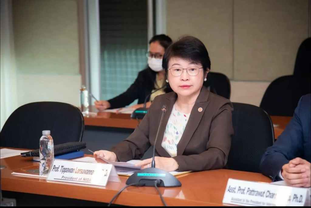 NIDA-Guangxi University01 ‘นิด้า’ ให้การต้อนรับ ผู้แทนจาก China-ASEAN School of Economics, Guangxi University สาธารณรัฐประชาชนจีน