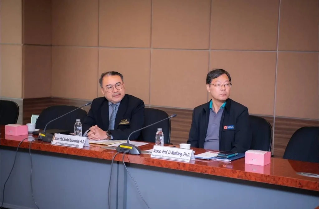 NIDA YUFE03 ‘นิด้า’ ให้การต้อนรับผู้แทนจาก Yunnan University of Finance and Economics สาธารณรัฐประชาชนจีน