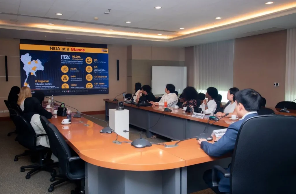 ‘นิด้า’ ให้การต้อนรับคณะศึกษาดูงานจาก St. Cloud State University ประเทศสหรัฐอเมริกา