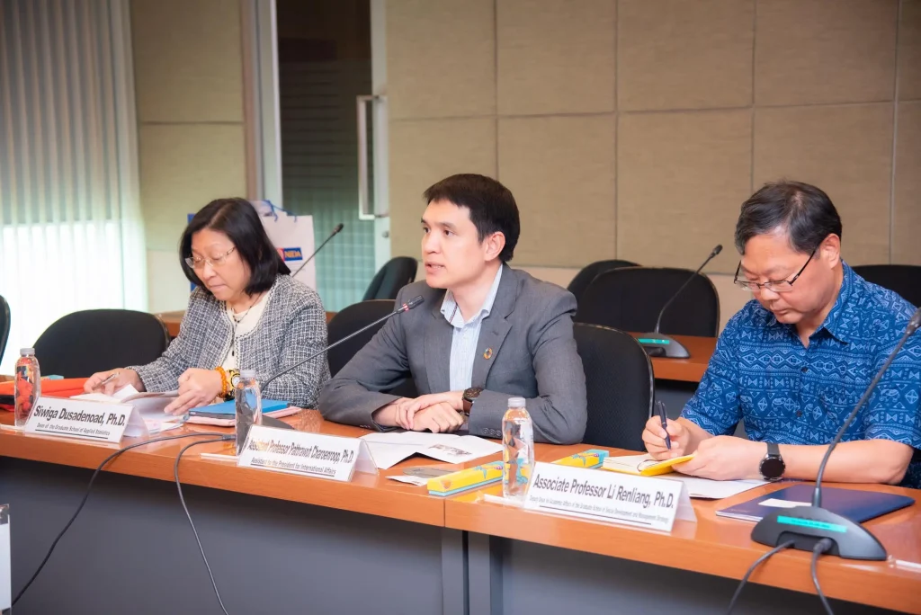 nida swjtu (5) ‘นิด้า’ ให้การต้อนรับผู้แทนจาก Southwest Jiaotong University สาธารณรัฐประชาชนจีน