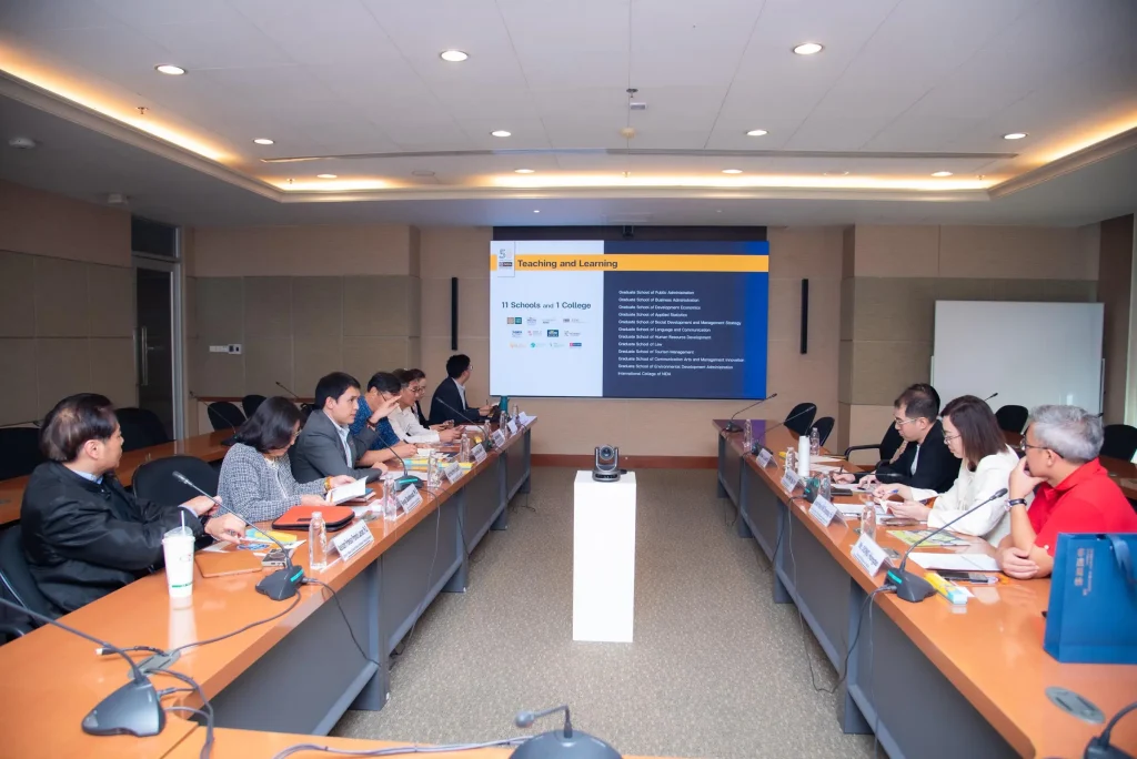 nida swjtu (6) ‘นิด้า’ ให้การต้อนรับผู้แทนจาก Southwest Jiaotong University สาธารณรัฐประชาชนจีน