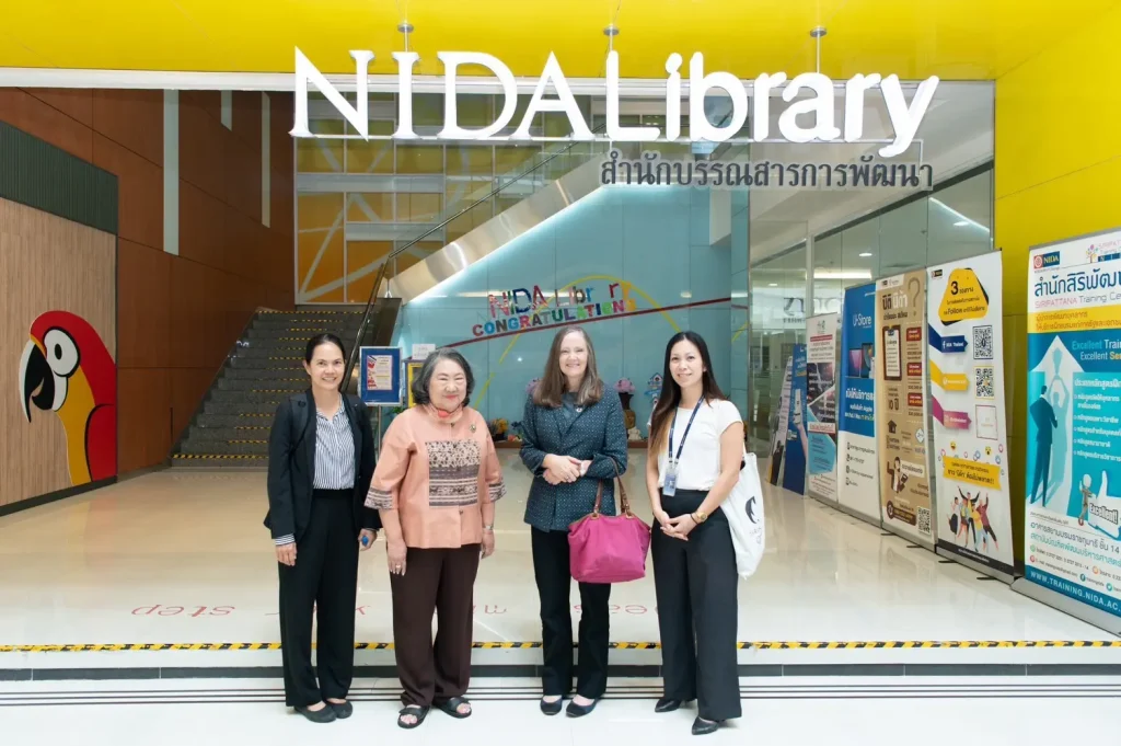 WO15 นิด้า ให้การต้อนรับ Ms. Melinda Good ผู้อำนวยการธนาคารโลกประจำประเทศไทยและสาธารณรัฐแห่งสหภาพพม่า ภูมิภาคเอเชียตะวันออกและแปซิฟิก