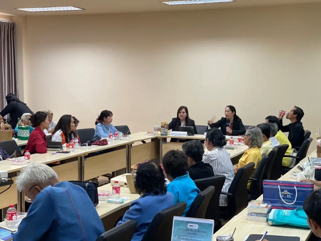 Yunus NIDA Visit Sikhio06 ศูนย์ Yunus-NIDA และสำนักวิจัย จัดกิจกรรมลงพื้นที่ความต้องการโอกาสในการพัฒนาผลิตภัณฑ์ตันแบบของชุมชน