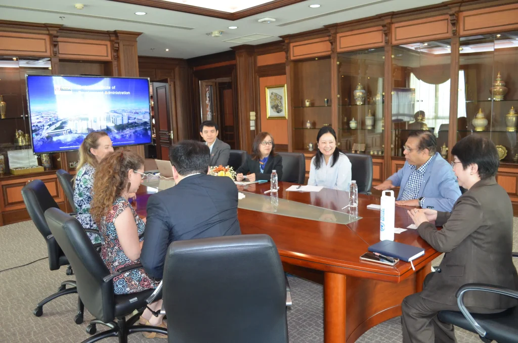 ‘นิด้า’ ให้การต้อนรับผู้แทนจาก United Nations (UN)