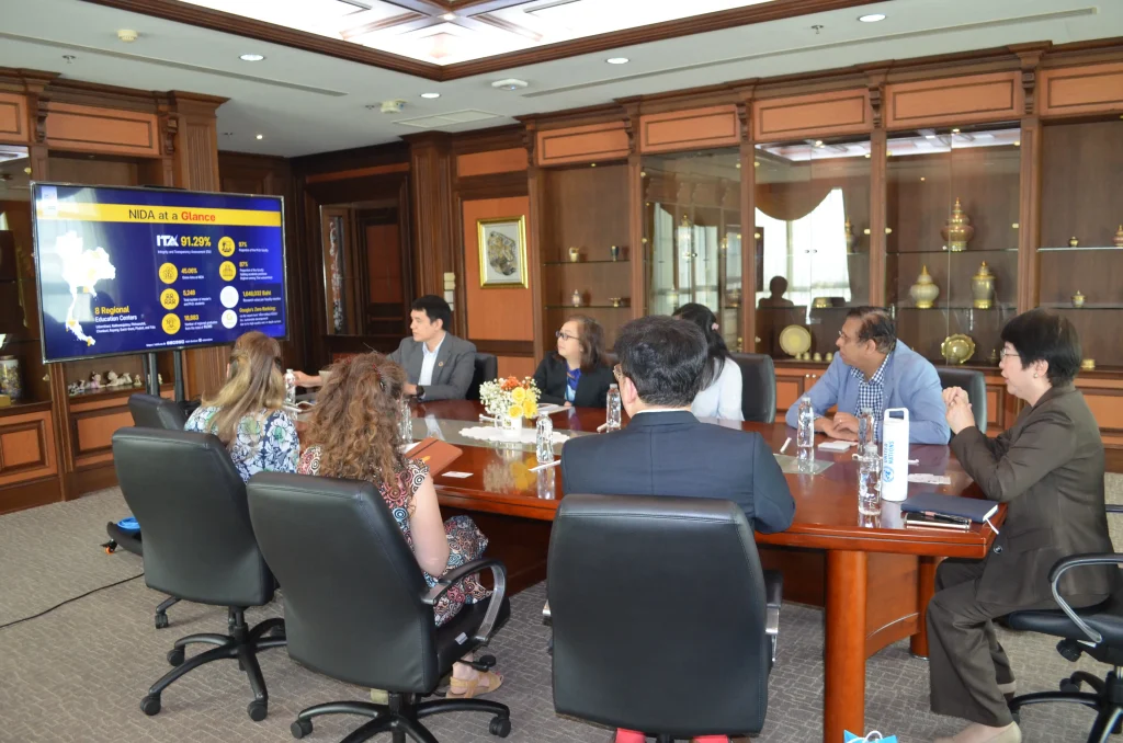 ‘นิด้า’ ให้การต้อนรับผู้แทนจาก United Nations (UN)