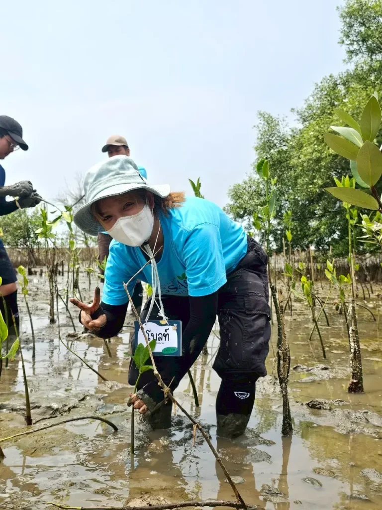 NIDA SAS CSR06 กิจกรรมเพื่อสังคม คณะสถิติประยุกต์ 2568 : โครงการกิจกรรมอาสาปลูกป่าชายเลน จังหวัดสมุทรปราการ