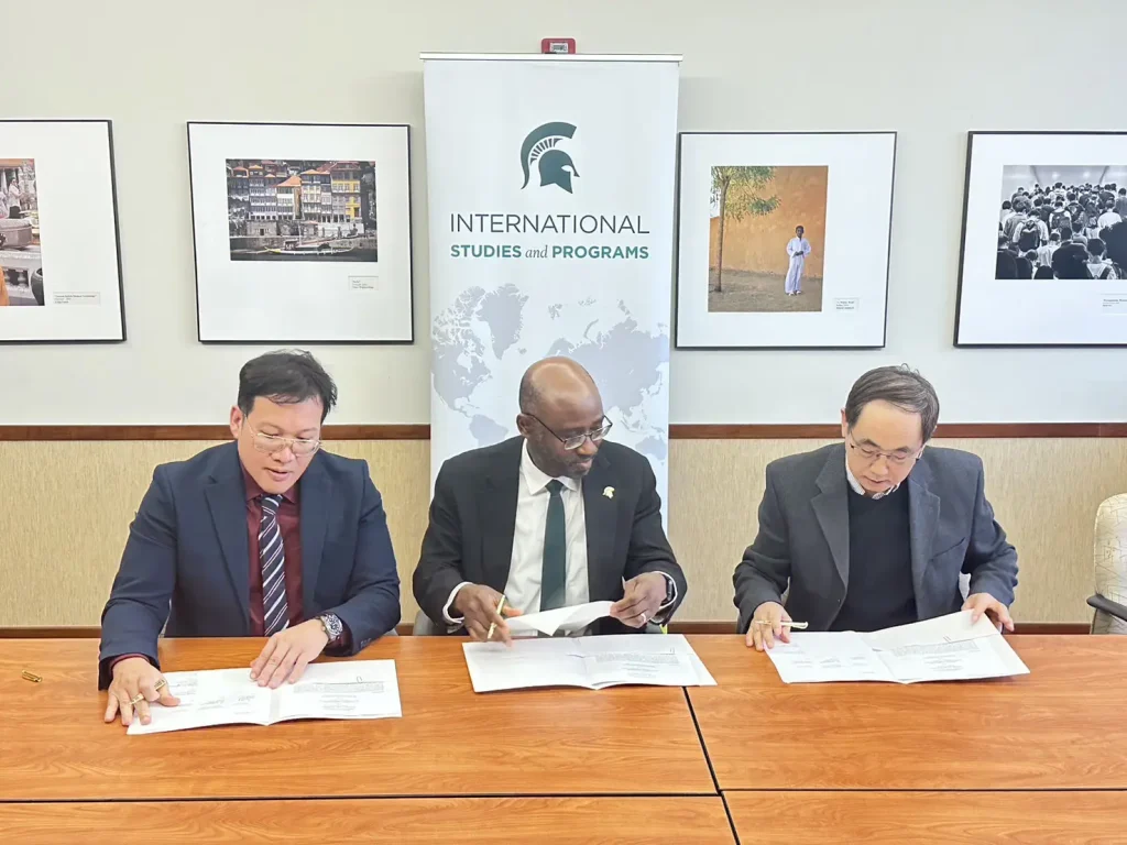 NIDA, Future Earth Thailand และ Michigan State University ร่วมลงนามบันทึกข้อตกลงความร่วมมือด้านการพัฒนาที่ยั่งยืน