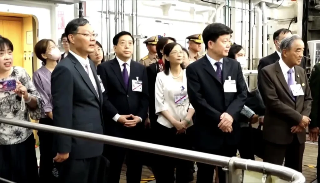 ‘นิด้า’ เข้าร่วมพิธีต้อนรับ เรือตัดน้ำแข็งเสว่หลง 2 (Xue Long 2) เยือนประเทศไทย