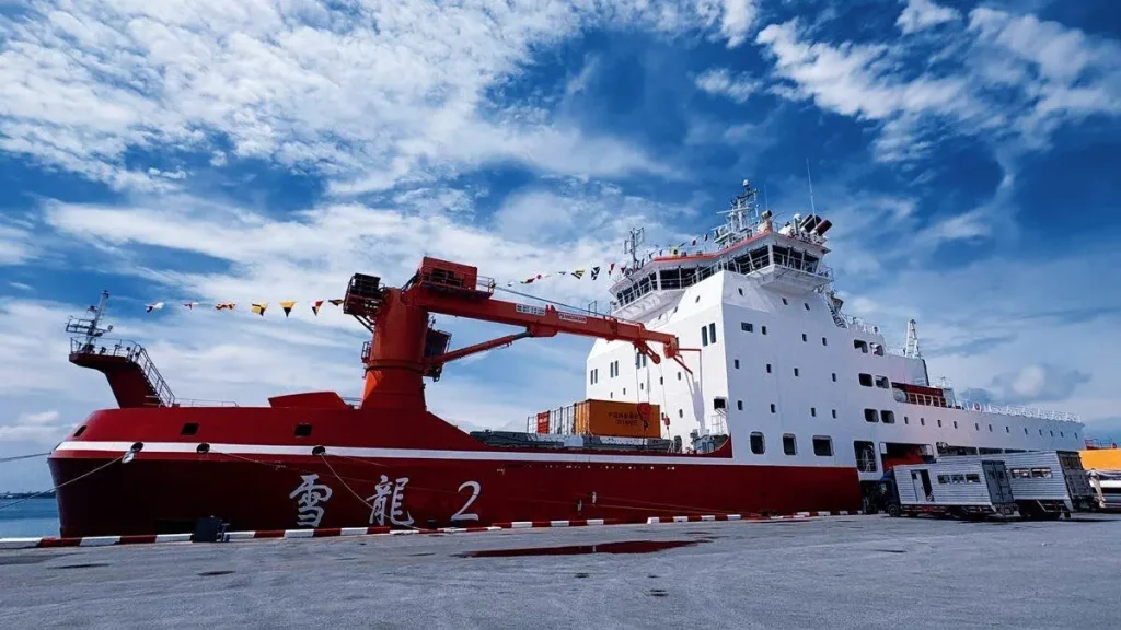 ‘นิด้า’ เข้าร่วมพิธีต้อนรับ เรือตัดน้ำแข็งเสว่หลง 2 (Xue Long 2) เยือนประเทศไทย