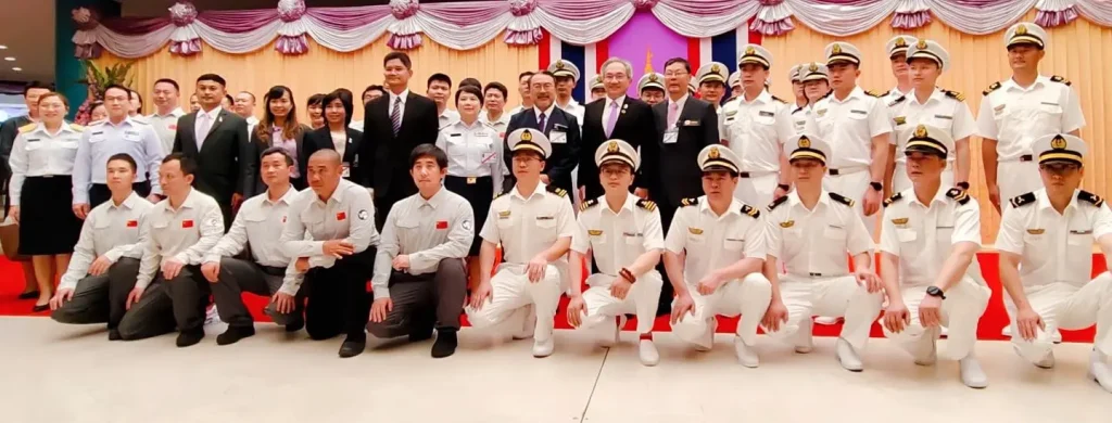 ‘นิด้า’ เข้าร่วมพิธีต้อนรับ เรือตัดน้ำแข็งเสว่หลง 2 (Xue Long 2) เยือนประเทศไทย