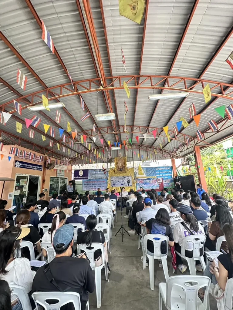 11 “นักศึกษานิด้า” ลงพื้นที่ชุมชนรุ่งมณีพัฒนา ศึกษา “ผู้นำกับการพัฒนาที่ยั่งยืน” จากประสบการณ์จริง