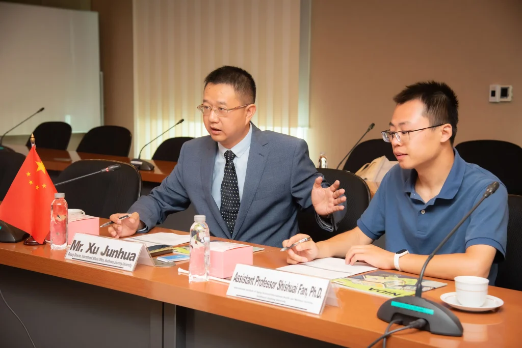 SWJTU04 ‘นิด้า’ ให้การต้อนรับ ผู้แทนจาก Southwest Jiaotong University