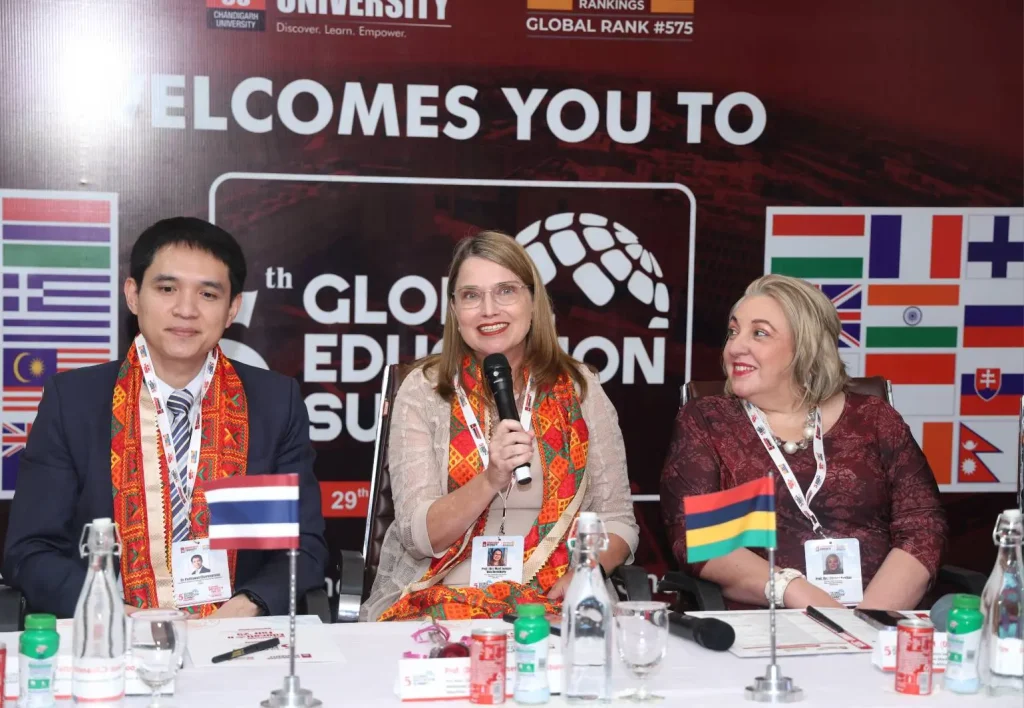 411260 ‘นิด้า’ แลกเปลี่ยนมุมมองบทบาท AI เพื่อการศึกษาอุดมศึกษาอย่างยั่งยืน บนเวที Global Education Summit ที่อินเดีย