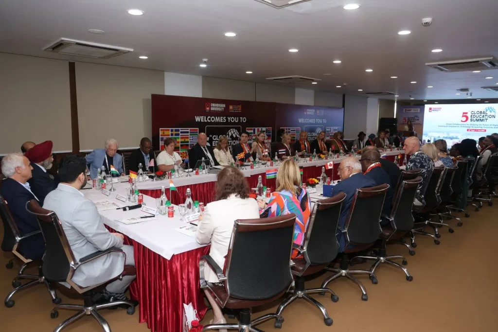 411426 ‘นิด้า’ แลกเปลี่ยนมุมมองบทบาท AI เพื่อการศึกษาอุดมศึกษาอย่างยั่งยืน บนเวที Global Education Summit ที่อินเดีย