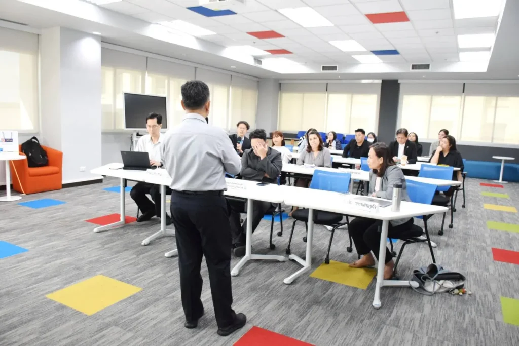 681003oia_ (5) ‘นิด้า’ ร่วมกับศูนย์ประสานงาน NIDA เฉิงตู จัดเสวนาพิเศษด้านความร่วมมือทางวิชาการ