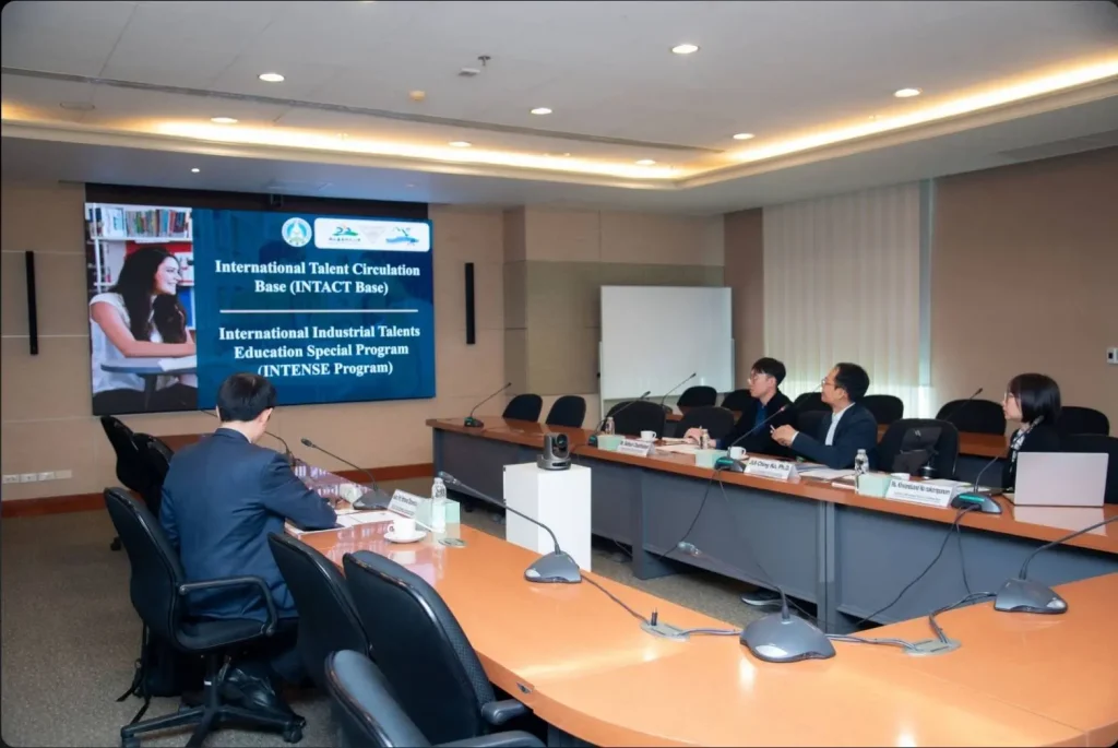 ‘นิด้า’ ให้การต้อนรับผู้แทนจาก International Talent Circulation Base (Taiwan-Thailand)