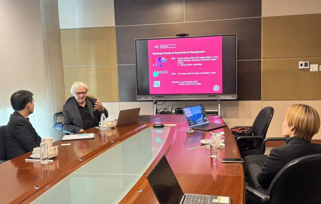 FR2 ‘นิด้า’ ให้การต้อนรับผู้แทนจาก Free University of Bozen – Bolzano สาธารณรัฐอิตาลี