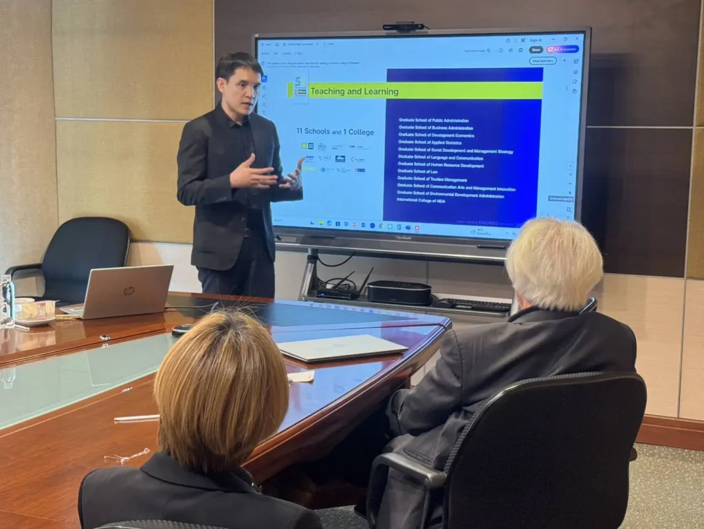 FR3 ‘นิด้า’ ให้การต้อนรับผู้แทนจาก Free University of Bozen – Bolzano สาธารณรัฐอิตาลี