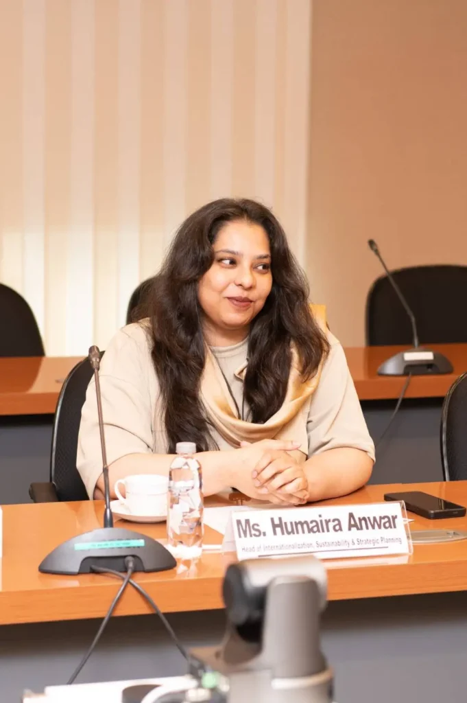 Iqra University04 ‘นิด้า’ ต้อนรับผู้แทนจาก Iqra University สาธารณรัฐอิสลามปากีสถาน